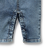 Detail view of snap leg openings