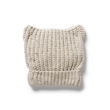 WILSON & FRENCHY Cookie & Cream Organic Knitted Bear Hat