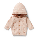 WILSON & FRENCHY Fairy Floss Organic Knitted Cable Jacket