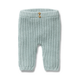 WILSON & FRENCHY Duck Egg Organic Knitted Legging