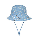 Back view of BEDHEAD HATS Kids Classic Bucket Sun Hat - Dalmation