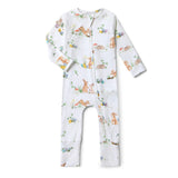 SNUGGLE HUNNY Easter Bunnies Organic Snugglesuit Convertible Romper