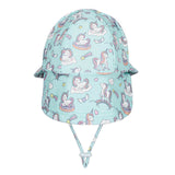 BEDHEAD HATS Kids Swim Legionnaire Beach Hat - Unicorn