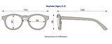 Babiators Keyhole Sunglasses size chart 0-2 years
