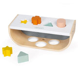 JANOD COCOON TAP TAP SHAPE SORTER upside down