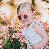 Child wearing BABIATORS Original Navigators Think Pink