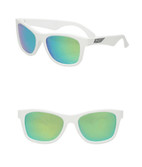 BABIATOR Aces Navigator - White Frames Green Lenses - Juno Boutique