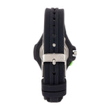 Black Kids Waterproof Watch with green trim - Time Teacher