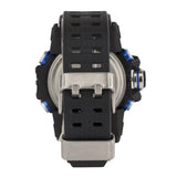 CAC-126-M01 CACTUS Mighty - Kids AnaDigi Watch - Black/Blue back view
