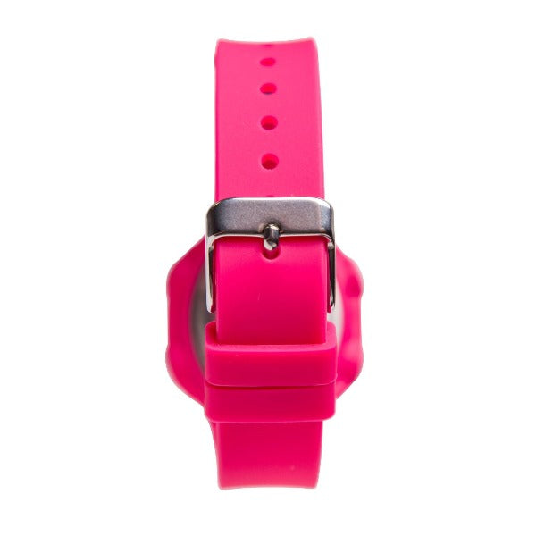 CACTUS Ace - Kids Digital Watch - Hot Pink back view