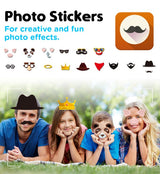 CACTUS KidoPlay Black/Red photo stickers