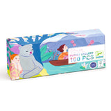 DJECO Children's Lake 100pc Gallery Puzzle boxed side view