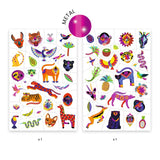 DJ9609 DJECO Wild Beauty Tattoos contents