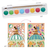 DJECO Fairy Multi Craft Set paint contents