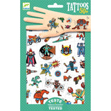 DJECO Heroes Vs Villains Tattoos