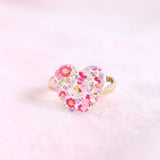 LAUREN HINKLEY Petite Fleur Heart Ring