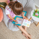 Child playing with the TIGER TRIBE Mindfully Me - Breathe. Relax. Create.