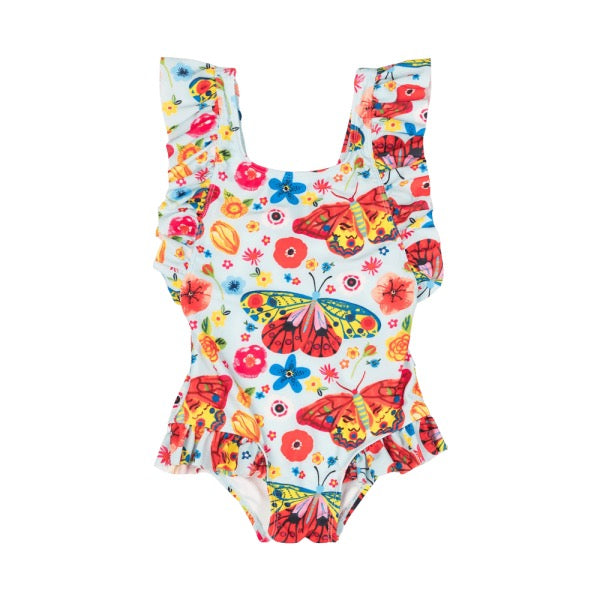ROCK YOUR BABY Butterflies One-Piece Swim with Full Lining