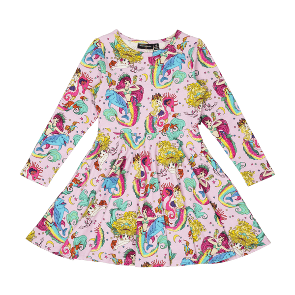 ROCK YOUR BABY Mermaids Waisted Dress