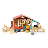 TENDER LEAF Farmyard Tractor with the Tender Leaf Farm Set