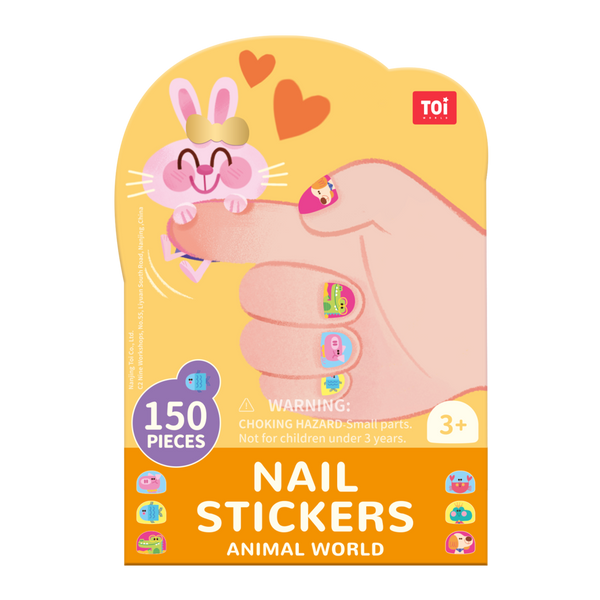 TOi Nail Sticker - Animal World packaged