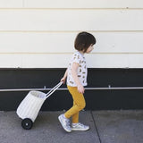 OLLI ELLA | Luggy - White Kids Wheelie Basket