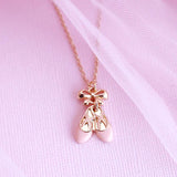 LAUREN HINKLEY Ballet Slippers Necklace