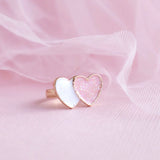 LAUREN HINKLEY Twin Hearts Ring