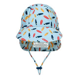 BEDHEAD HATS Kids Swim Legionnaire Beach Hat - Surfboard