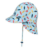 BEDHEAD HATS Kids Swim Legionnaire Beach Hat - Surfboard side view