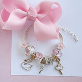 LAUREN HINKLEY Swan Lake Charm Bracelet