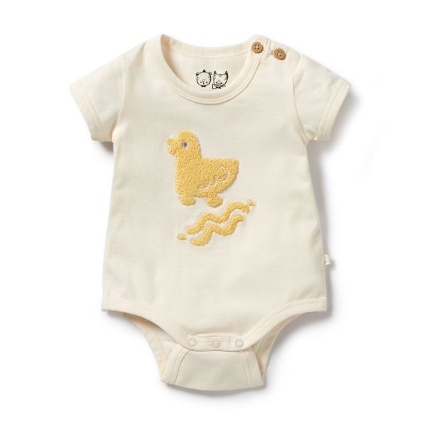 WILSON & FRENCHY Quack Organic Bodysuit