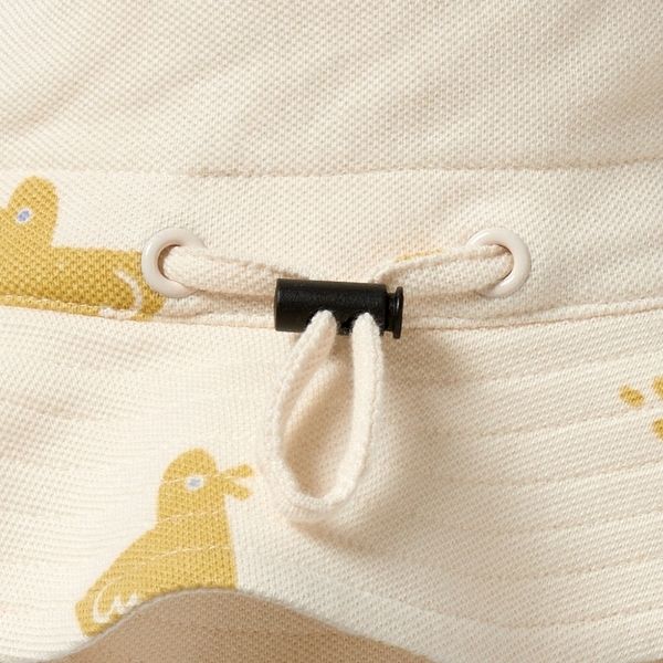 Detail view of head tie WILSON & FRENCHY Quack Quack Organic Sun Hat