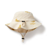 Back view of WILSON & FRENCHY Quack Quack Organic Sun Hat