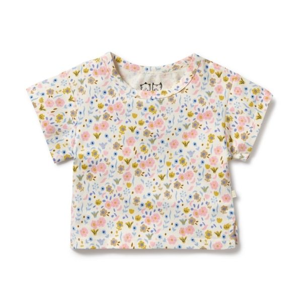 WILSON & FRENCHY Ava Floral Organic Tee