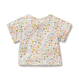 Back view WILSON & FRENCHY Ava Floral Organic Tee