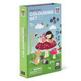 TIGER TRIBE Colouring Set - Forest Fairies boxed angle view