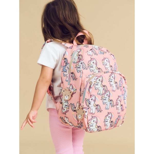 HUXBABY Rainbow Unicorn Backpack