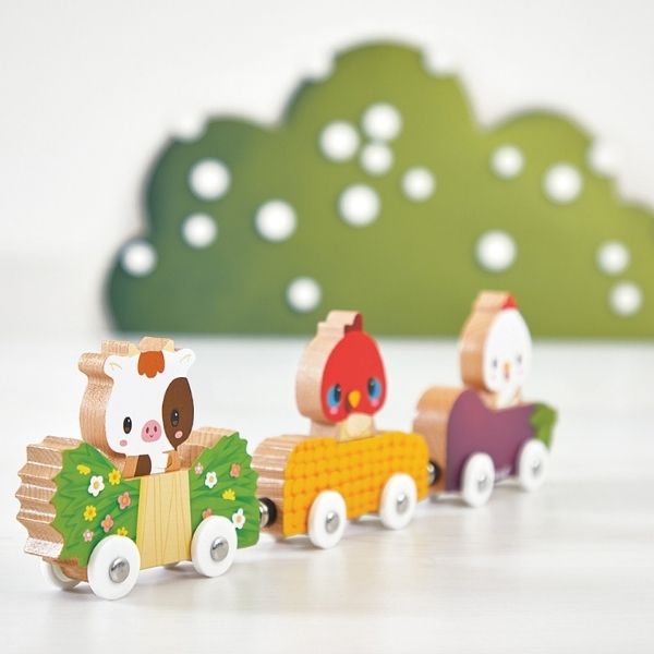 JANOD Magnetic Farm Animal Cars