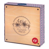 ISGIFT Classic Flower Press Wood angle view