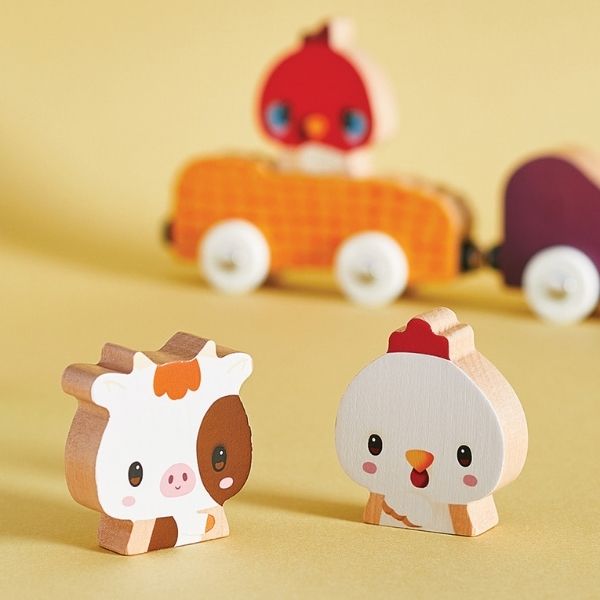 JANOD Magnetic Farm Animal Cars