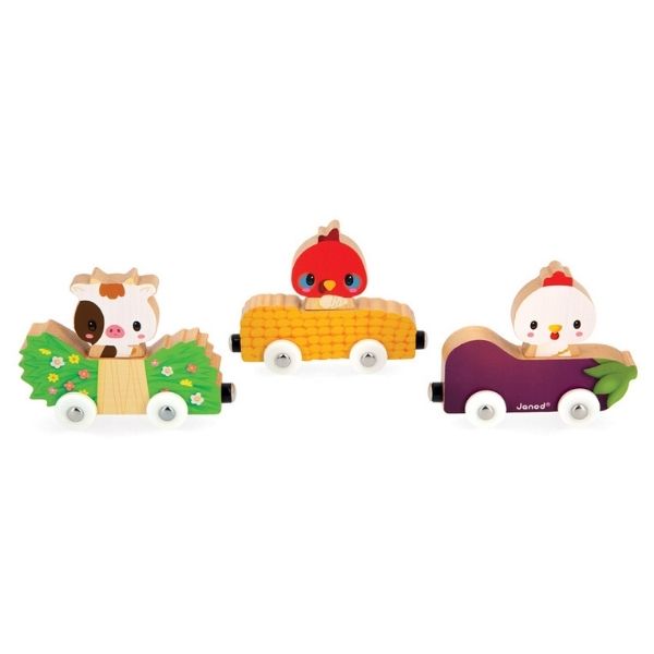 JANOD Magnetic Farm Animal Cars