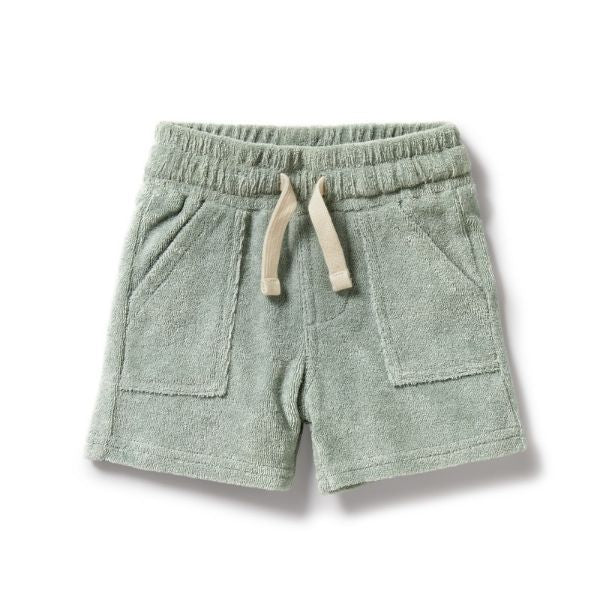 WILSON & FRENCHY Pistachio Organic Terry Short