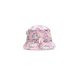 Back view HUXBABY Rainbow Unicorn Swim Hat