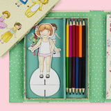 Paper doll in the TIGER TRIBE Paper Dolls Kit - Vintage