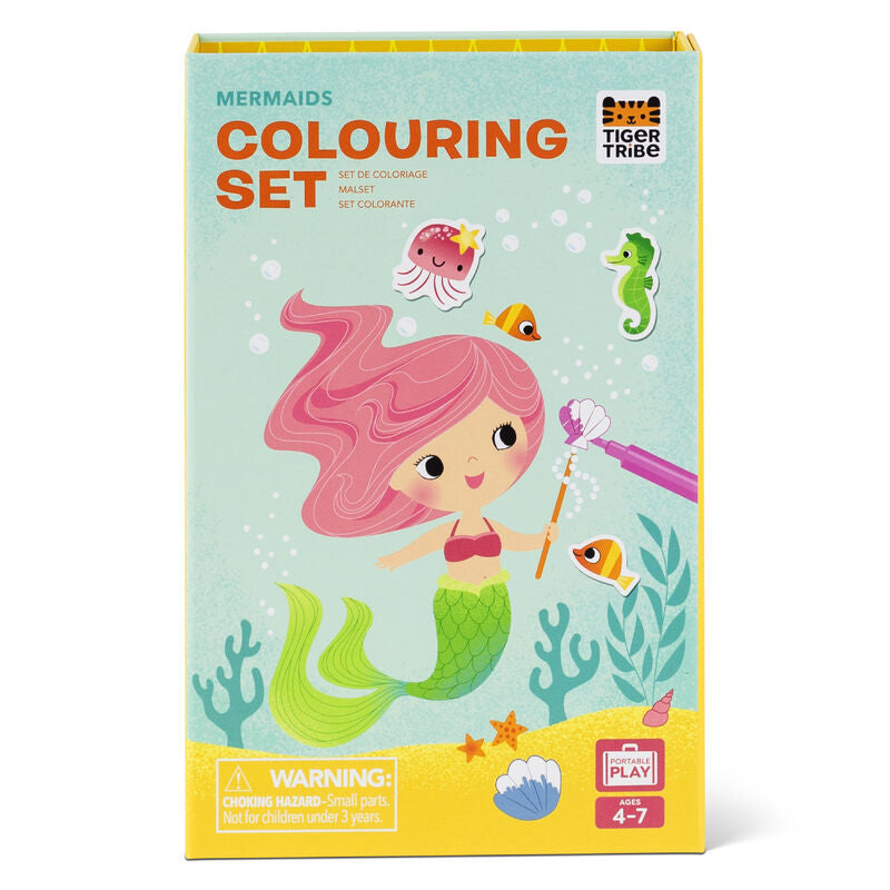 TIGER TRIBE Colouring Set - Mermaids