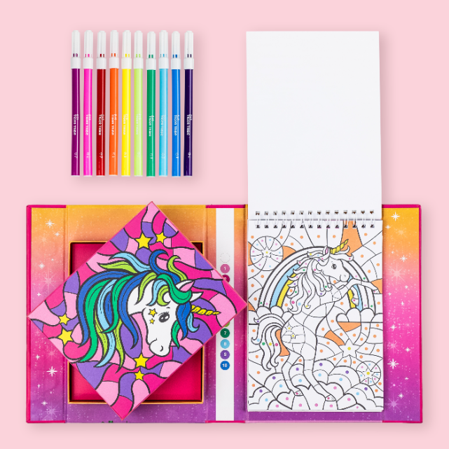 TIGER TRIBE Colour by Numbers - Unicorn Dreaming - CONTENTS