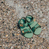 CRYWOLF Beach Sandal - Coastal Green - top view