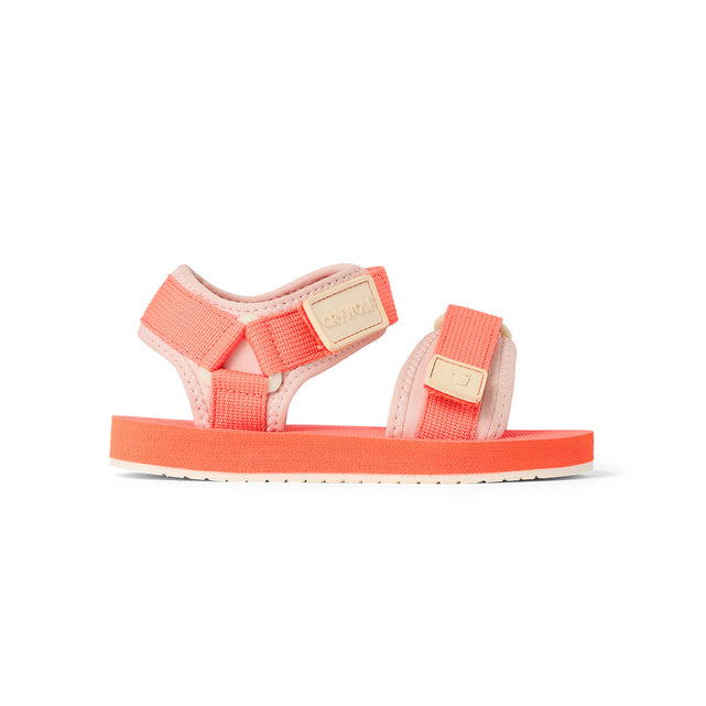 CRYWOLF Beach Sandal - Coral side view