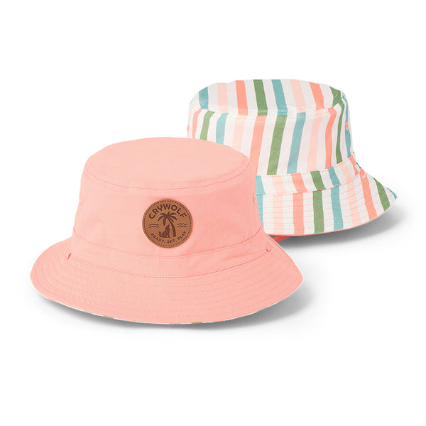 CRYWOLF Reversible Bucket Hat - Summer Stripe